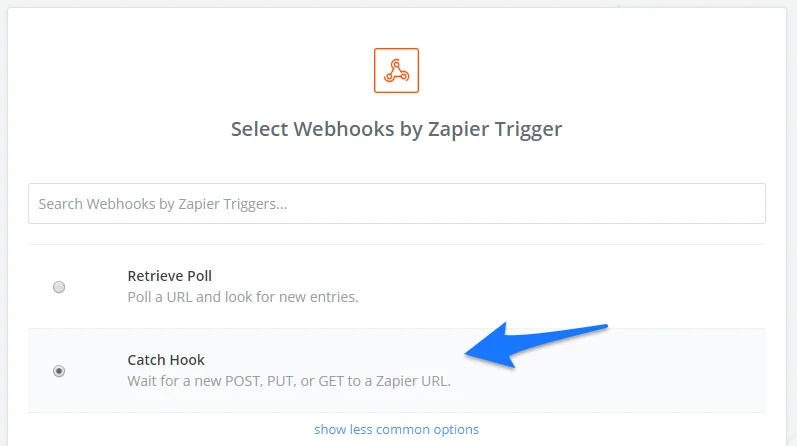 Zapier-catch-webhook